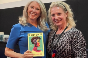 Michaela Bolzan with Tracey Spicer AM. Photo by James Norton.