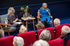 Tracey Spicer AM at SHWF 2023. Photo by Greg Jackson.